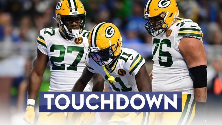 NFL Thanksgiving is off to a flying start as the Packers claim an early touchdown against the Lions. 