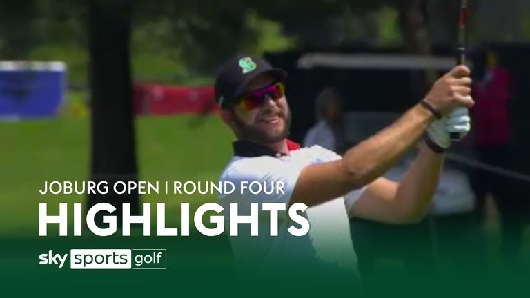 Highlights from the fourth round of the Joburg Open from the Houghton Golf Club in Johannesburg, South Africa