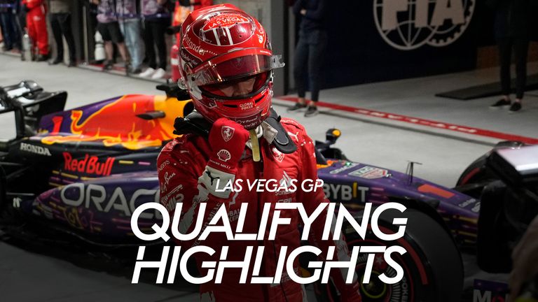 Round up of all the action from Las Vegas qualifying as Charles Leclerc takes pole position