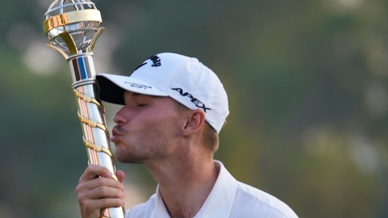 Hojgaard recorded nine birdies in his final round to take victory in Dubai