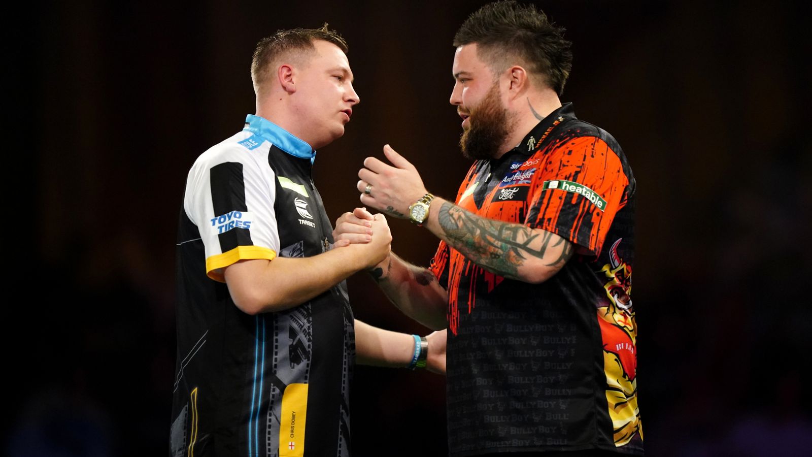 World Darts Championship Michael Smith is dethroned by Chris Dobey as