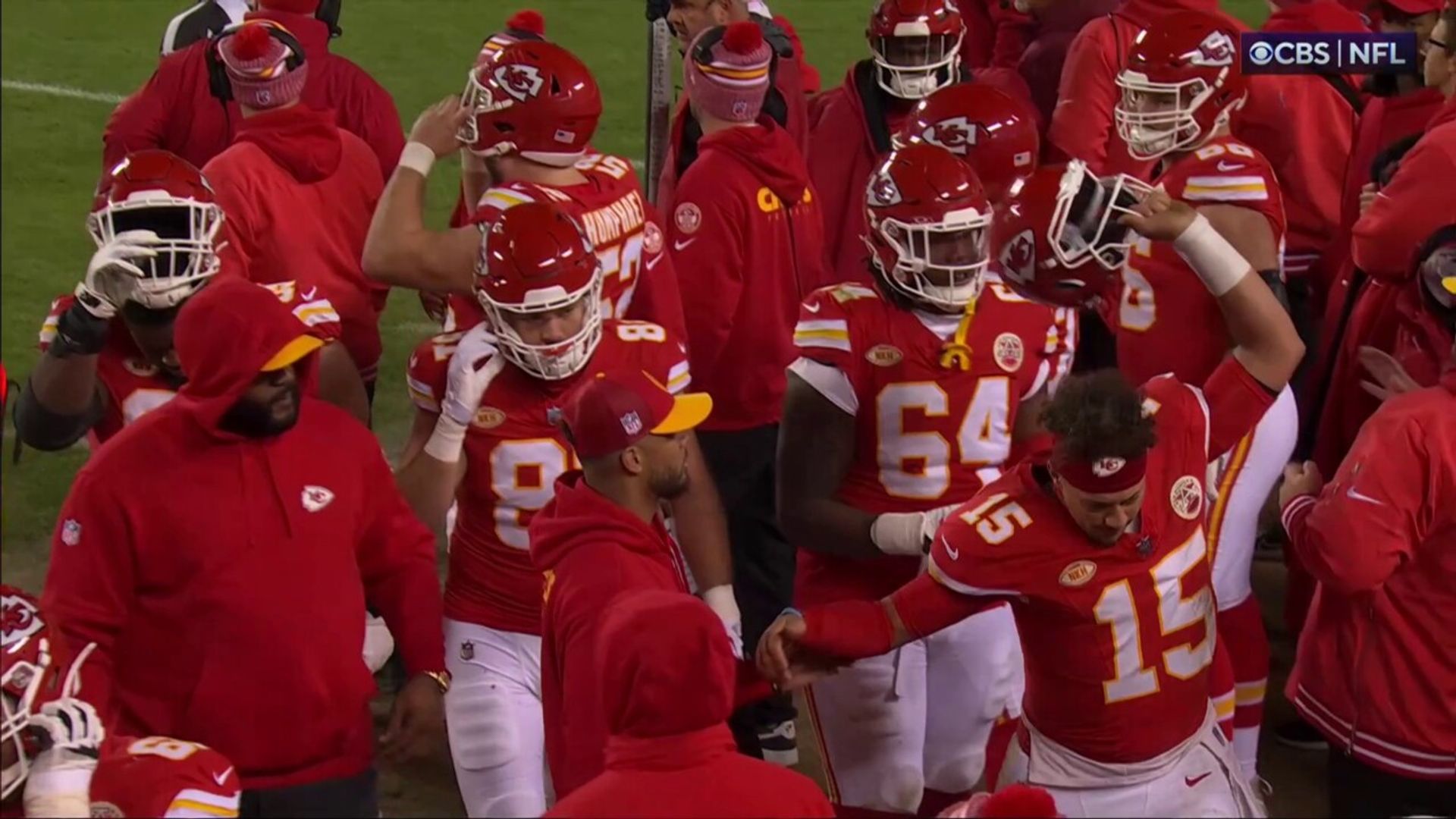 Furious Mahomes throws helmet after Bills loss
