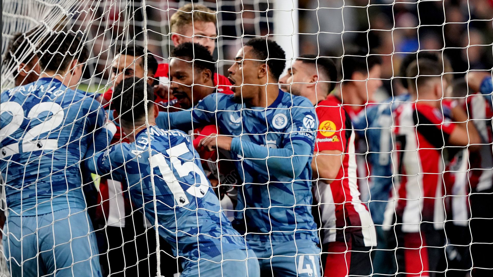 Villa move second with chaotic comeback win at Brentford