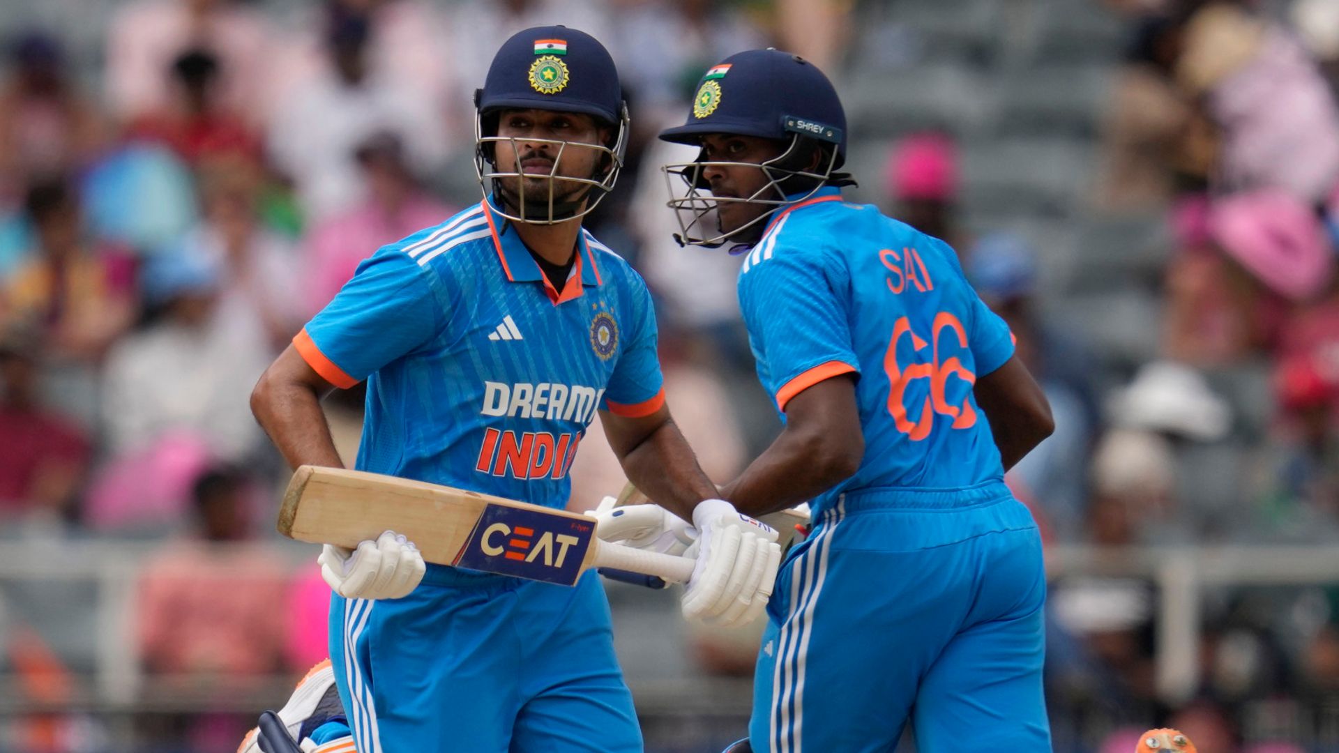 Sudharsan scores debut half-century as India thrash South Africa