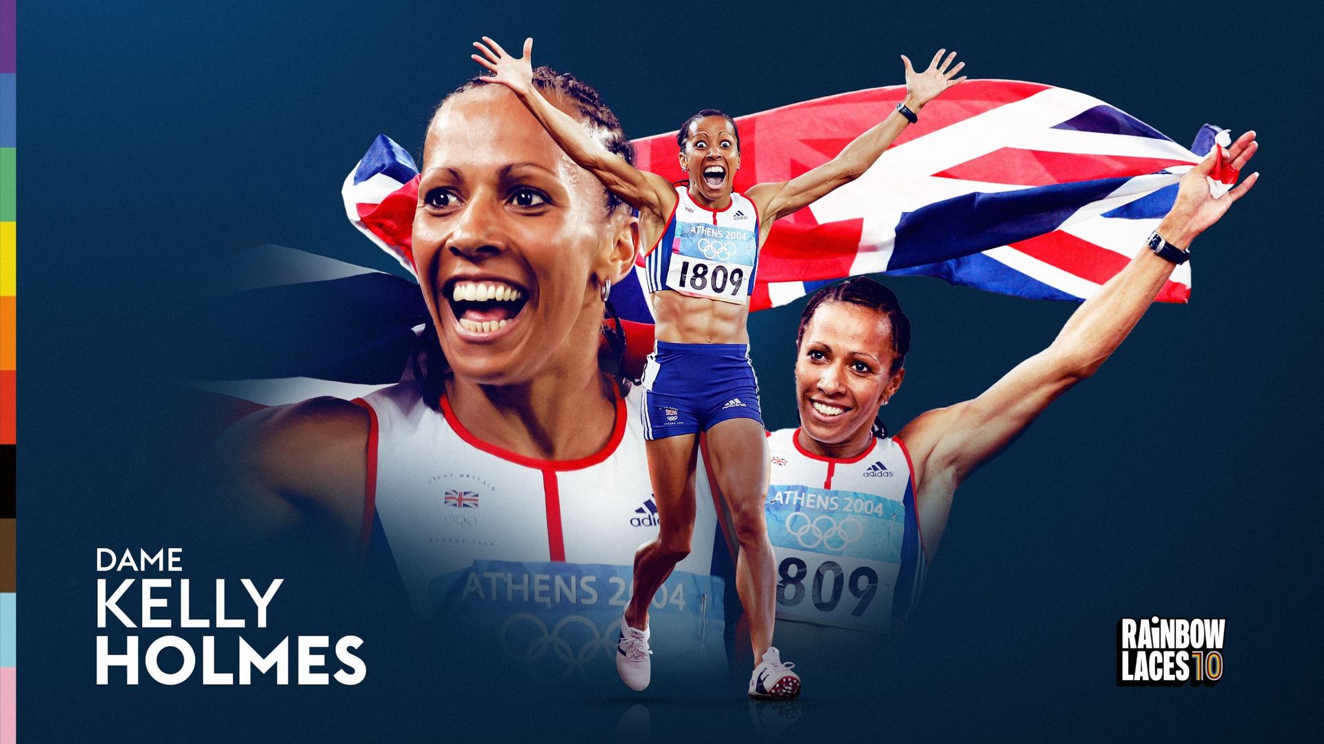 Dame Kelly Holmes: 'I'm happy for the first time ever'