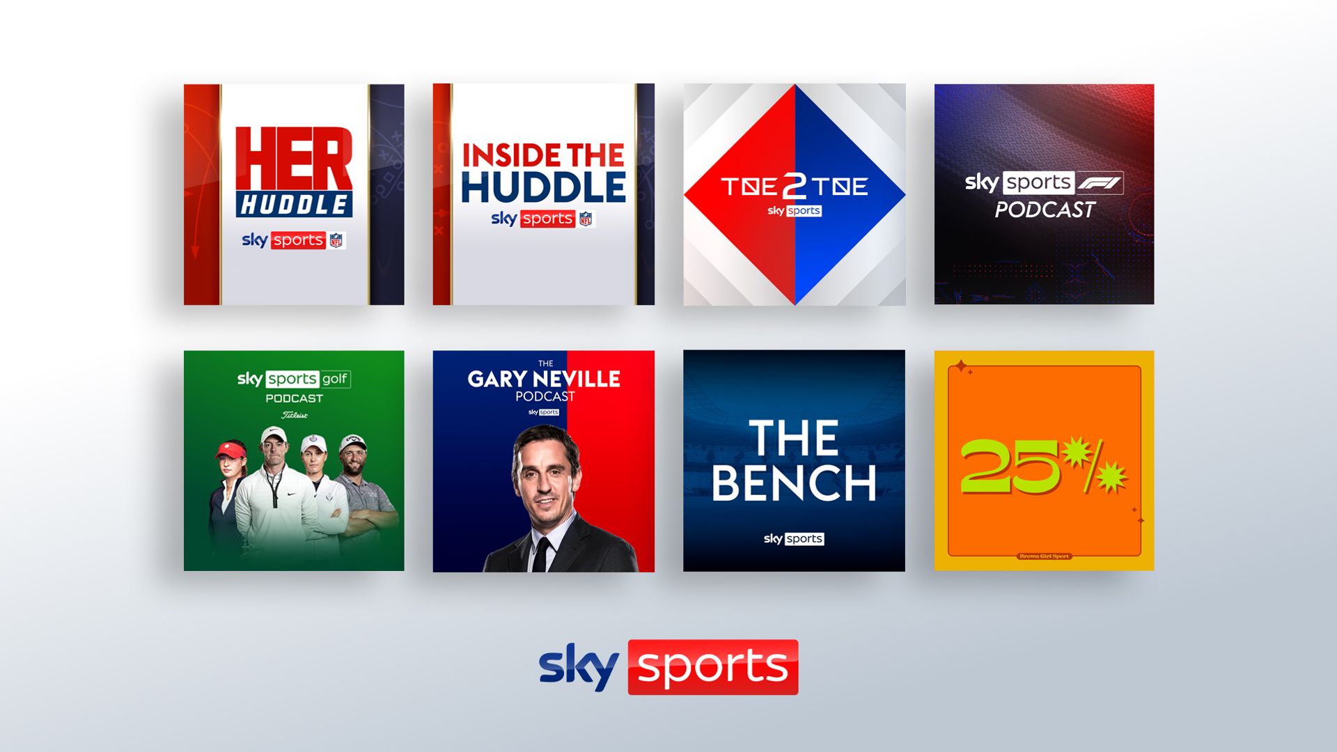 Eight Sky Sports podcasts shortlisted for Sports Podcast Awards