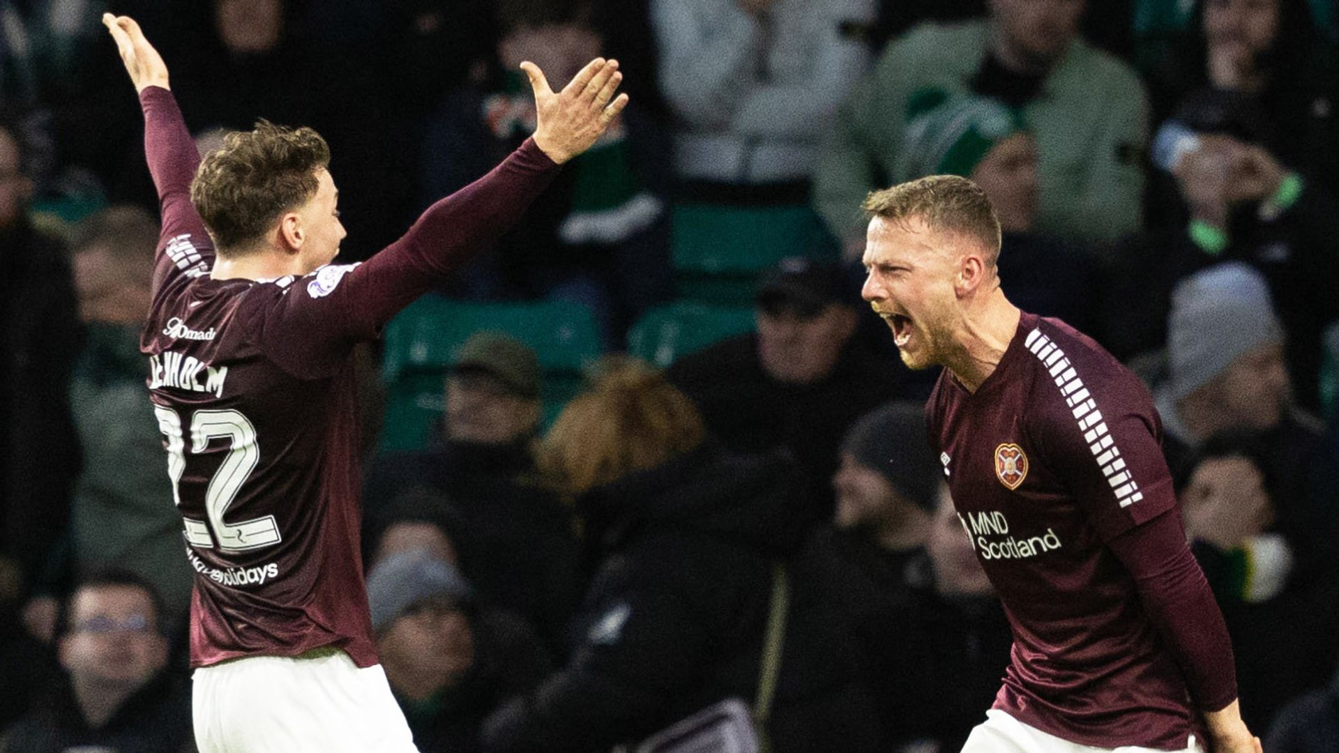 Hearts end Celtic's 52-game unbeaten home league run