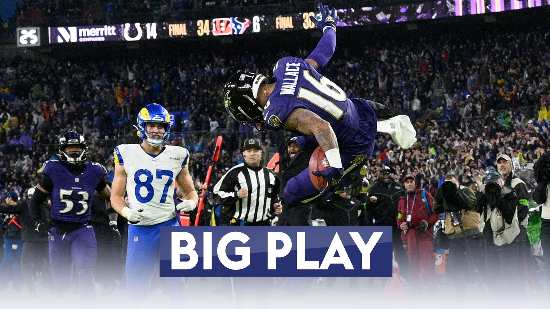 Wallace's wonder walk-off punt return wins it for Ravens
