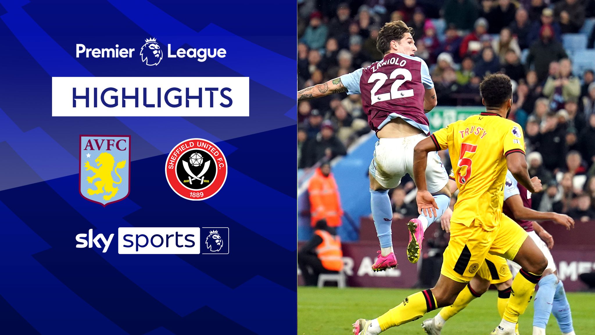 Aston Villa v Sheffield United Premier League TV channel, live stream