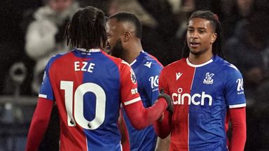 Crystal Palace's Michael Olise scored twice is a 3-1 win against Brentford in the Premier League