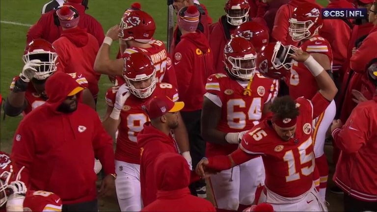 Patrick Mahomes shows his frustrations after the Kansas City Chiefs narrowly lost out to the Buffalo Bills
