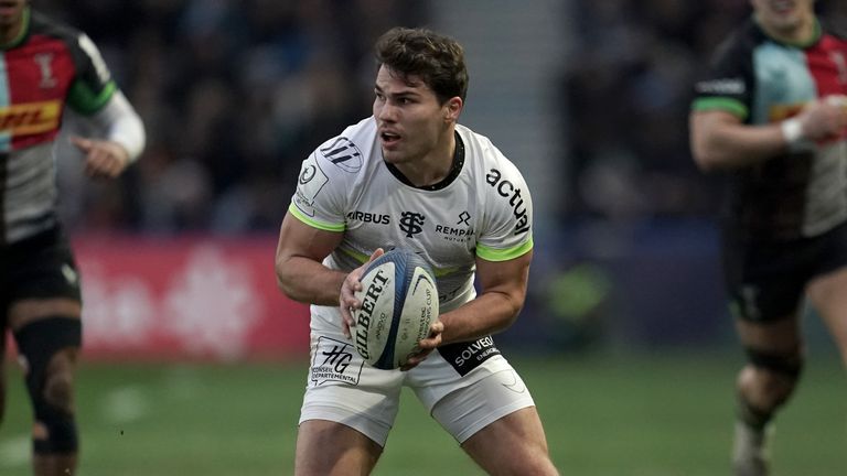 Anton Dupont led Toulouse to wide victory over Harlequins