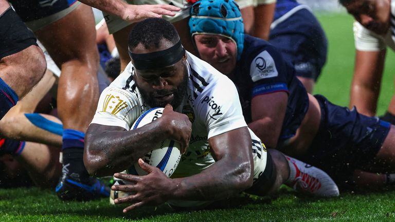 La Rochelle's Levani Botia had a first-half try ruled out 