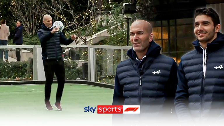Alpine ambassador Zinedine Zidane discusses his passion for F1, while drivers Esteban Ocon and Pierre Gasly are hoping to match the former Real Madrid player and coach's success