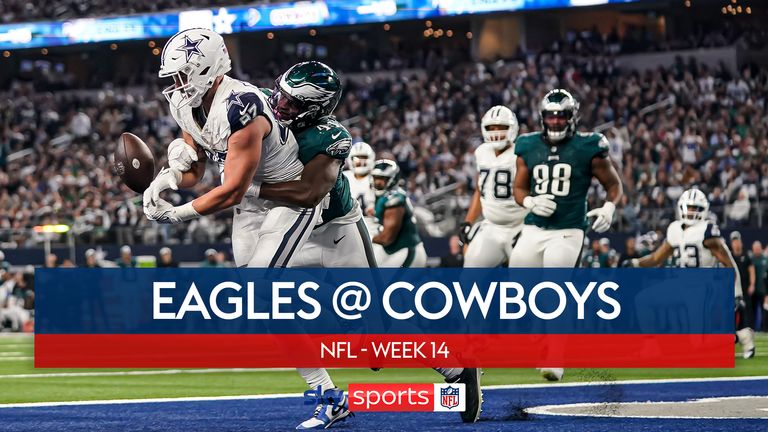Highlights of the Dallas Cowboys against the Philadelphia Eagles in Week 14 of the NFL