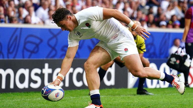 Henry Arundell scored five tries in England's World Cup match against Chile in September