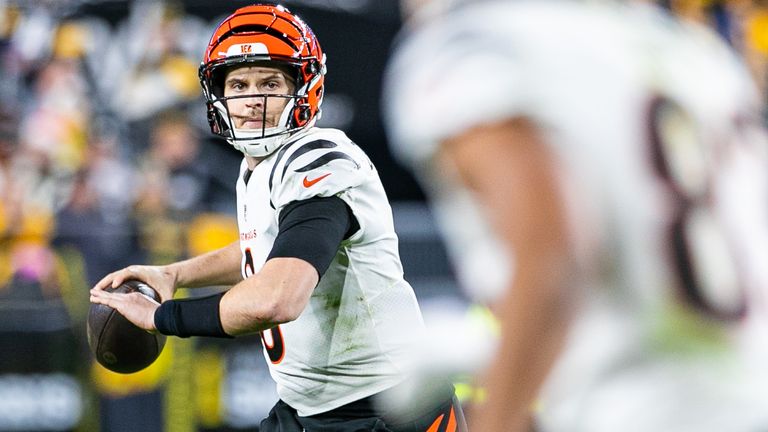 Bengals QB Jake Browning was intercepted three times as Steelers ran out comfortable winners