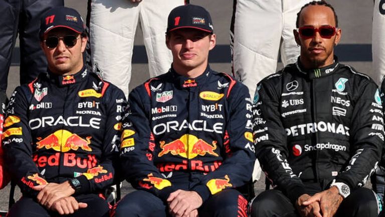 Max Verstappen, Sergio Perez and Lewis Hamilton will collect their awards in Baku for finishing first, second and third respectively in the 2023 F1 standings