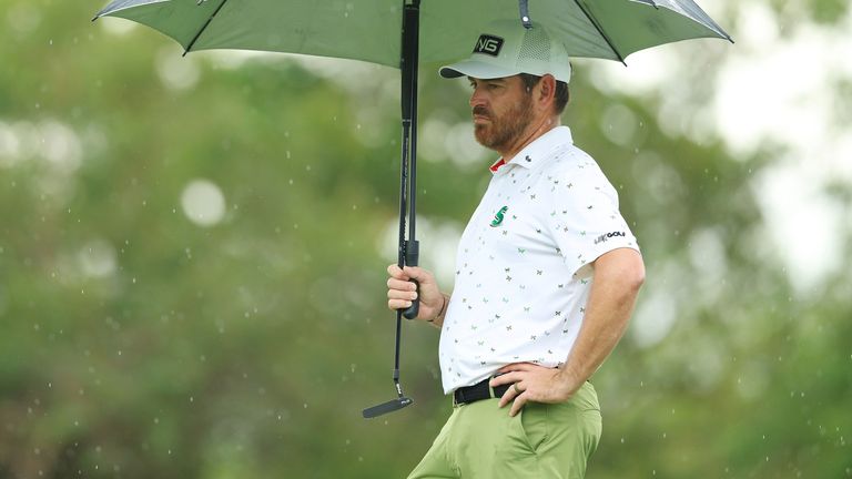 Louis Oosthuizen must face off against compatriot Charl Schwartzel on Monday at the Alfred Dunhill due to storms