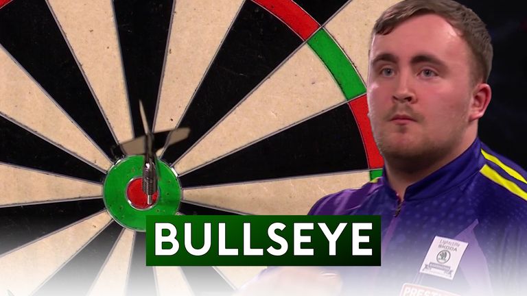 Littler produces a brilliant 164 finish against Matt Campbell in the World Darts Championship third round