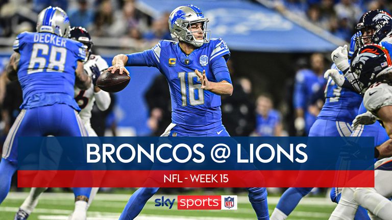 Highlights of the clash between Detroit Lions and Denver Broncos in week 15 of the NFL