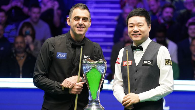O'Sullivan defeated China's Ding Junhui to lift the trophy 