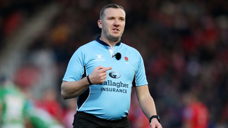 Foley will continue to officiate in the Premiership, but spoke of 'increasing levels of vitriol' more widely aimed at officials
