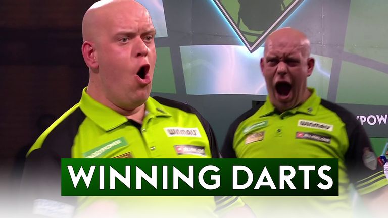 Michael van Gerwen iced a dominant 4-0 third-round Worlds win over Richard Veenstra with a brilliant 130 checkout. 