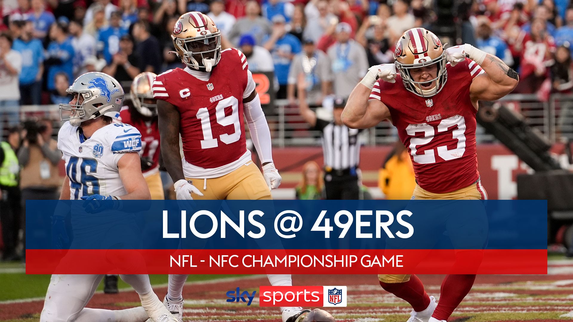 Lions blow 17-point lead as 49ers set up Super Bowl LIV rematch with Chiefs