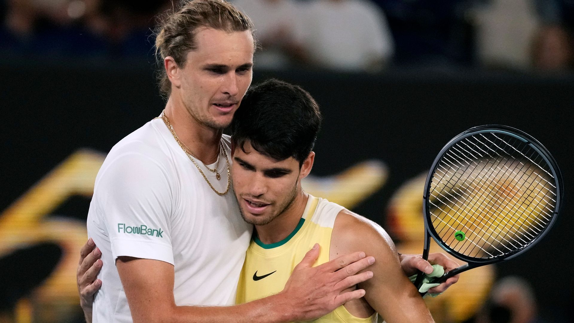 Australian Open: Alcaraz beaten by Zverev in four sets - as it happened