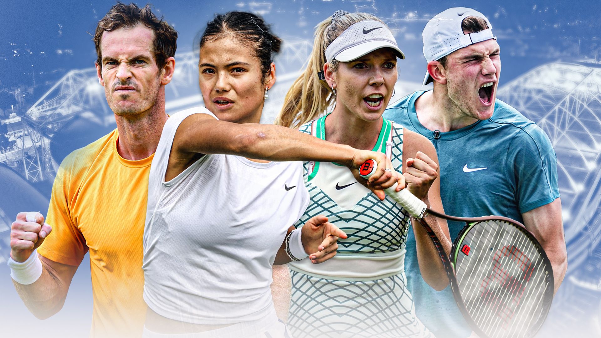 Raducanu, Murray, Halep but no Djokovic at the Miami Open on Sky