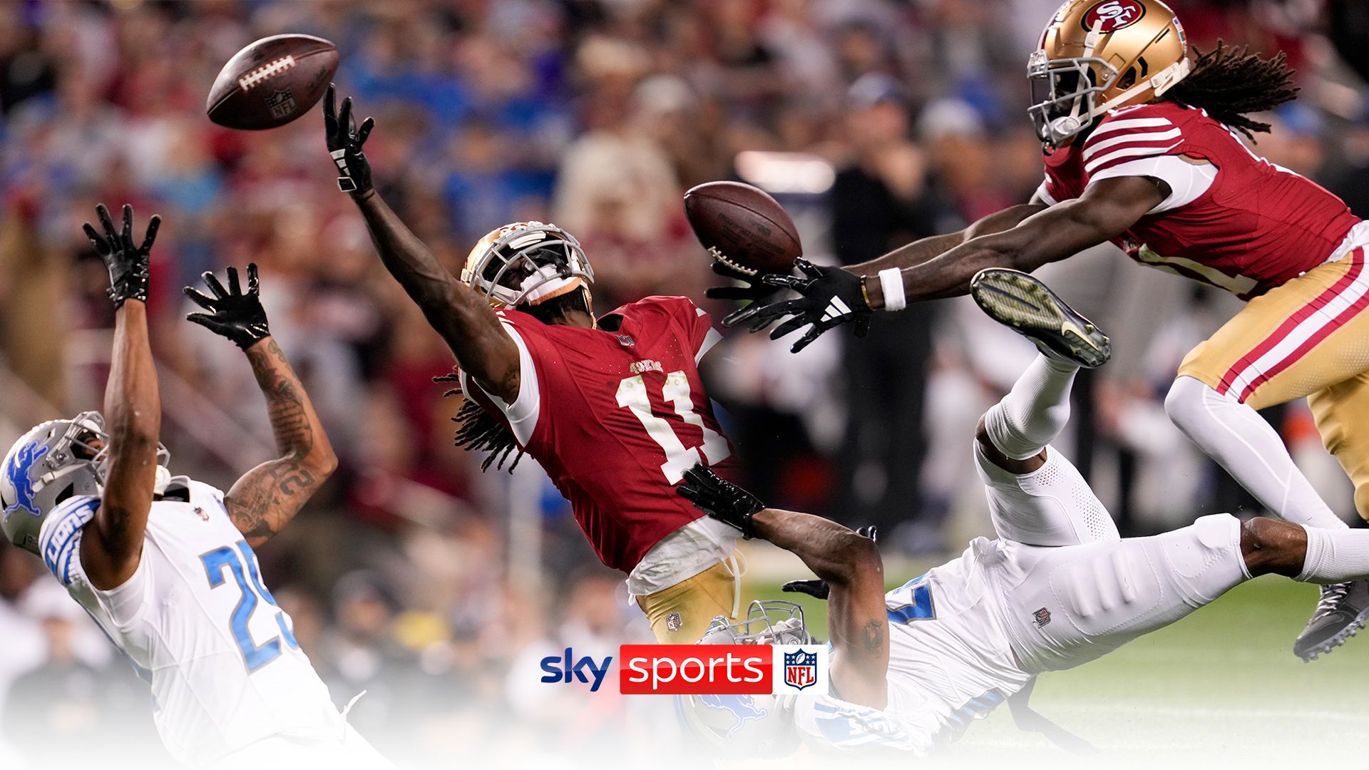 Aiyuk scores TD after making wild ricochet catch!