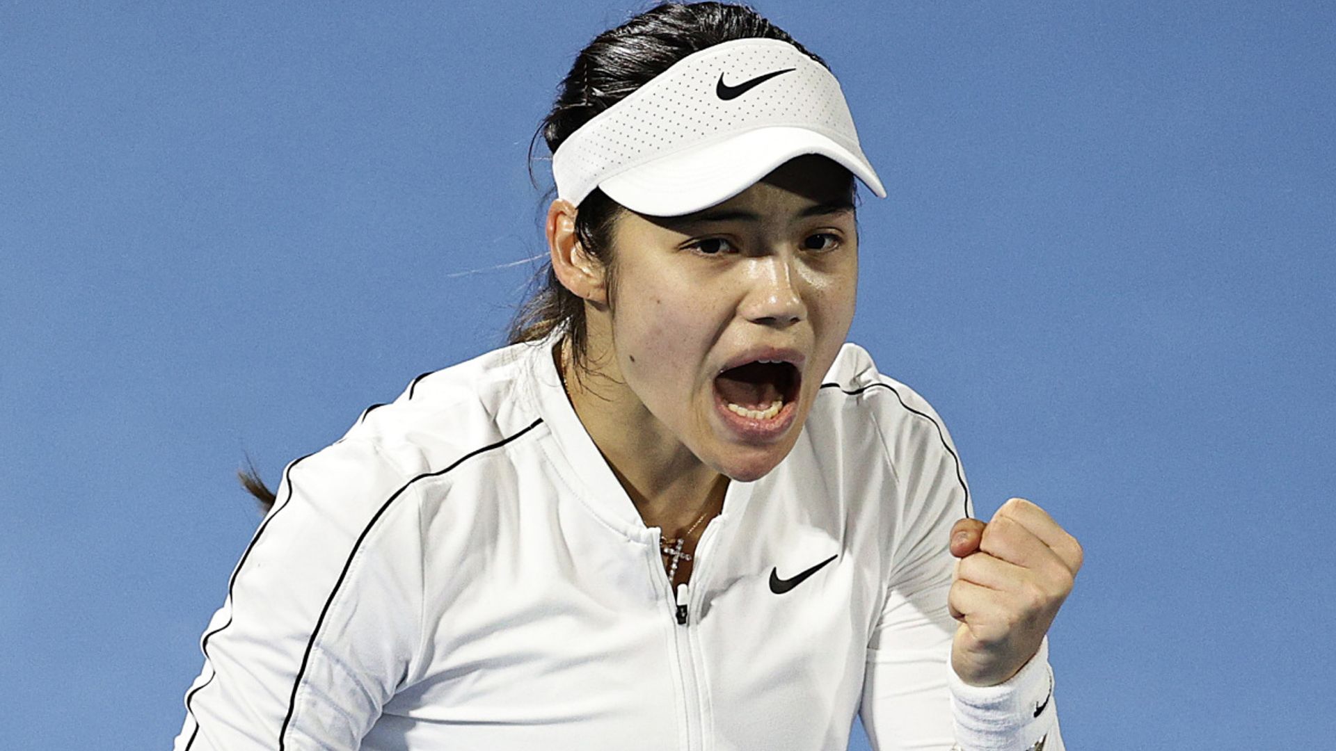 Raducanu 'in shock' after winning return