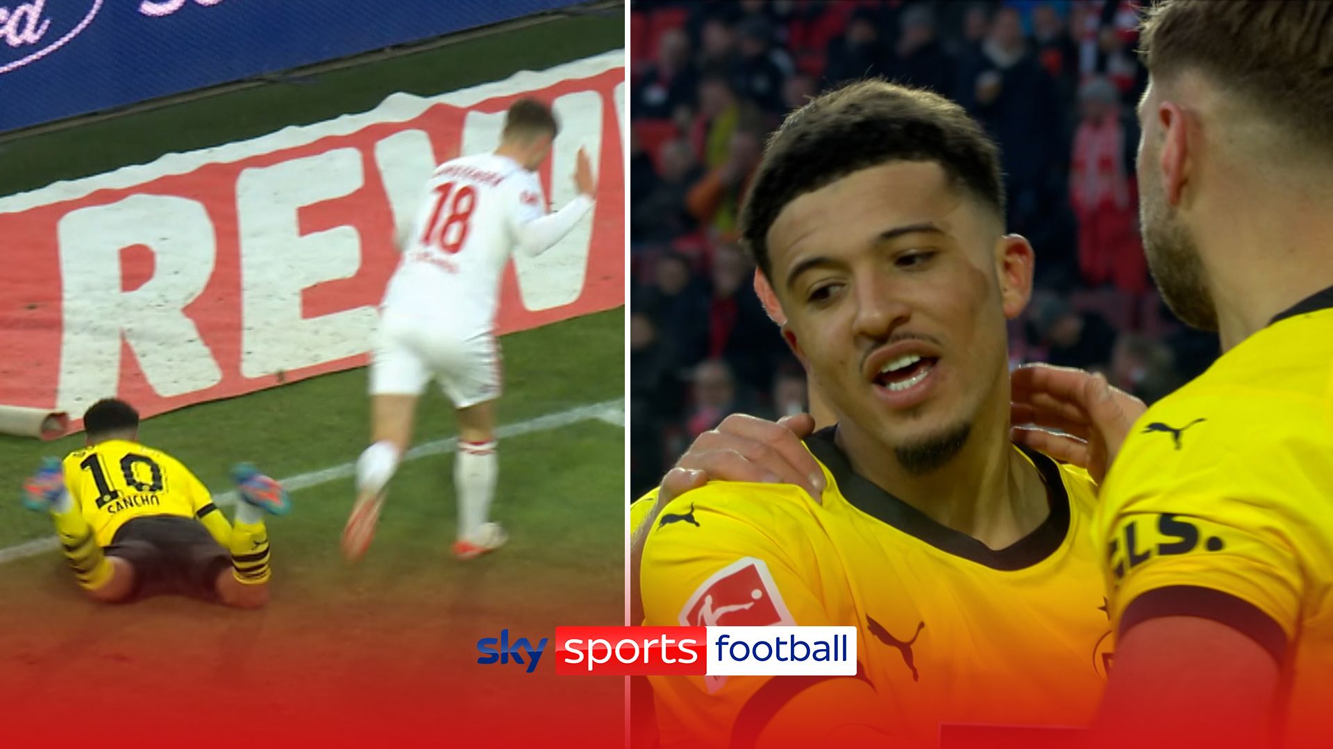'That's the Jadon we remember!' | Sancho wins penalty but told he can't take it!