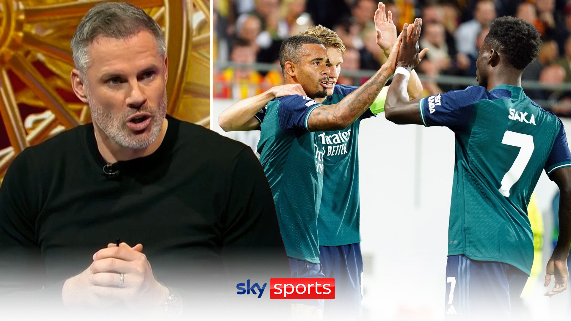 Carra: Arsenal attack not currently world-class and won't win them title