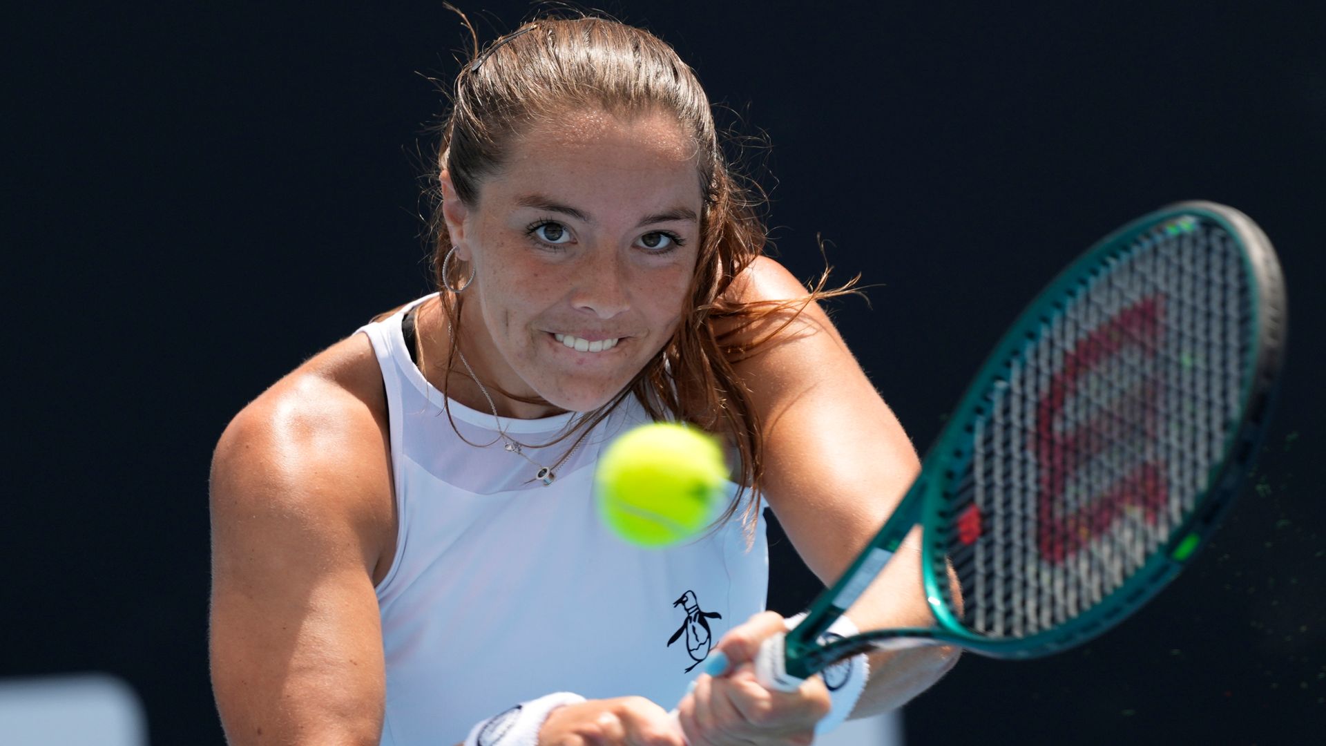 Burrage struggles with injury in defeat by Ostapenko