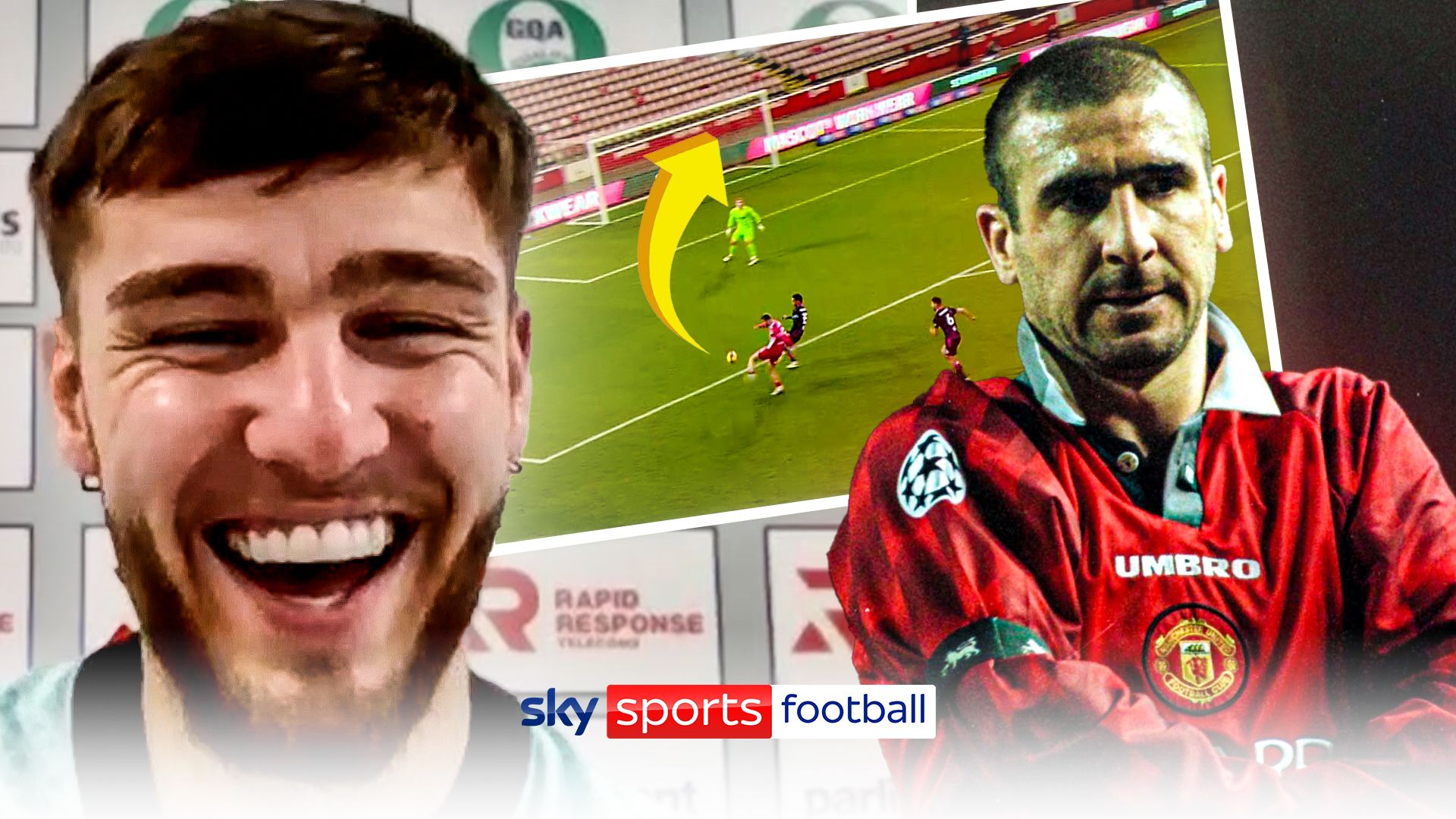 McAtee: I didn't mean to look like Cantona, but if I did I'll take it!