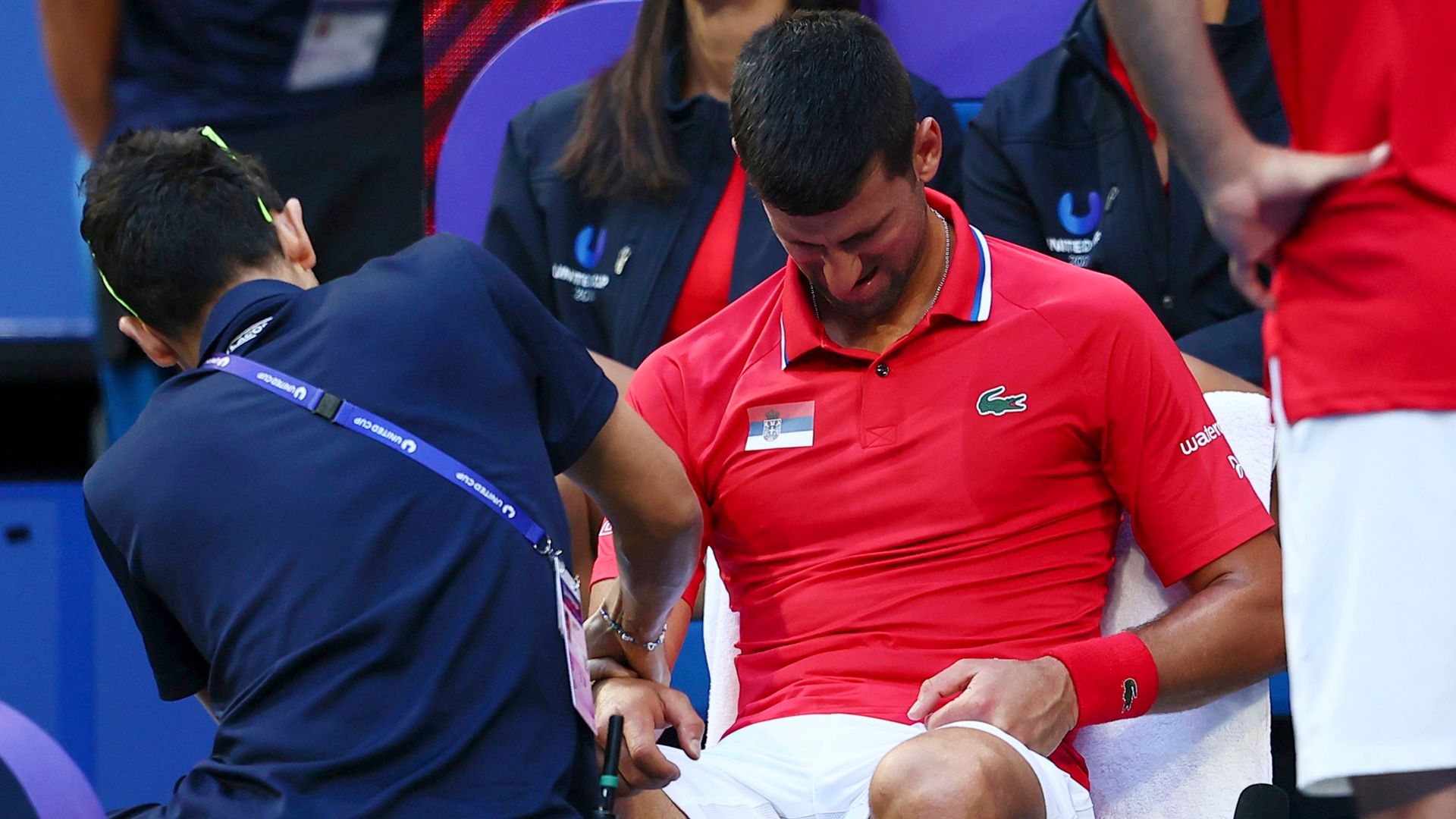 Djokovic confident over Australian Open fitness despite wrist injury scare