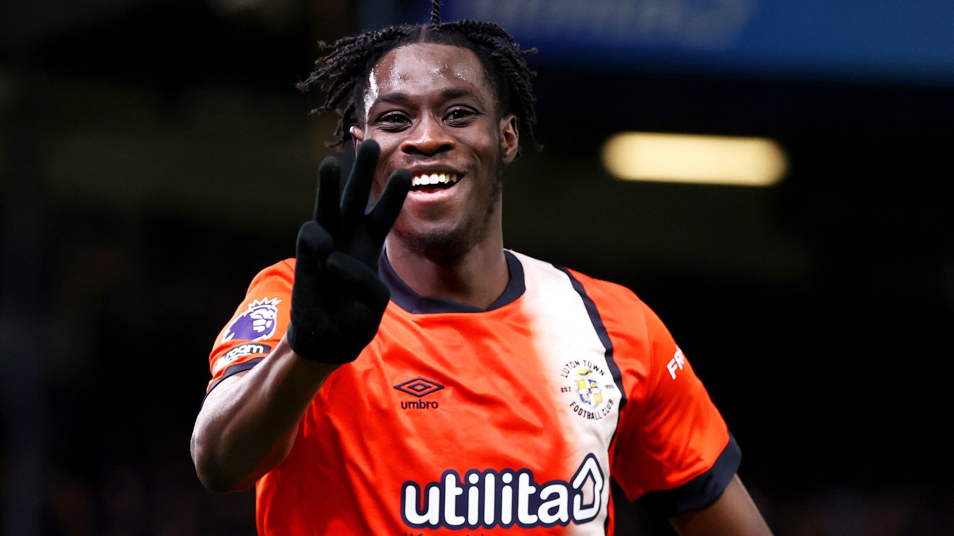 Luton out of drop zone as Adebayo hat-trick stuns Brighton