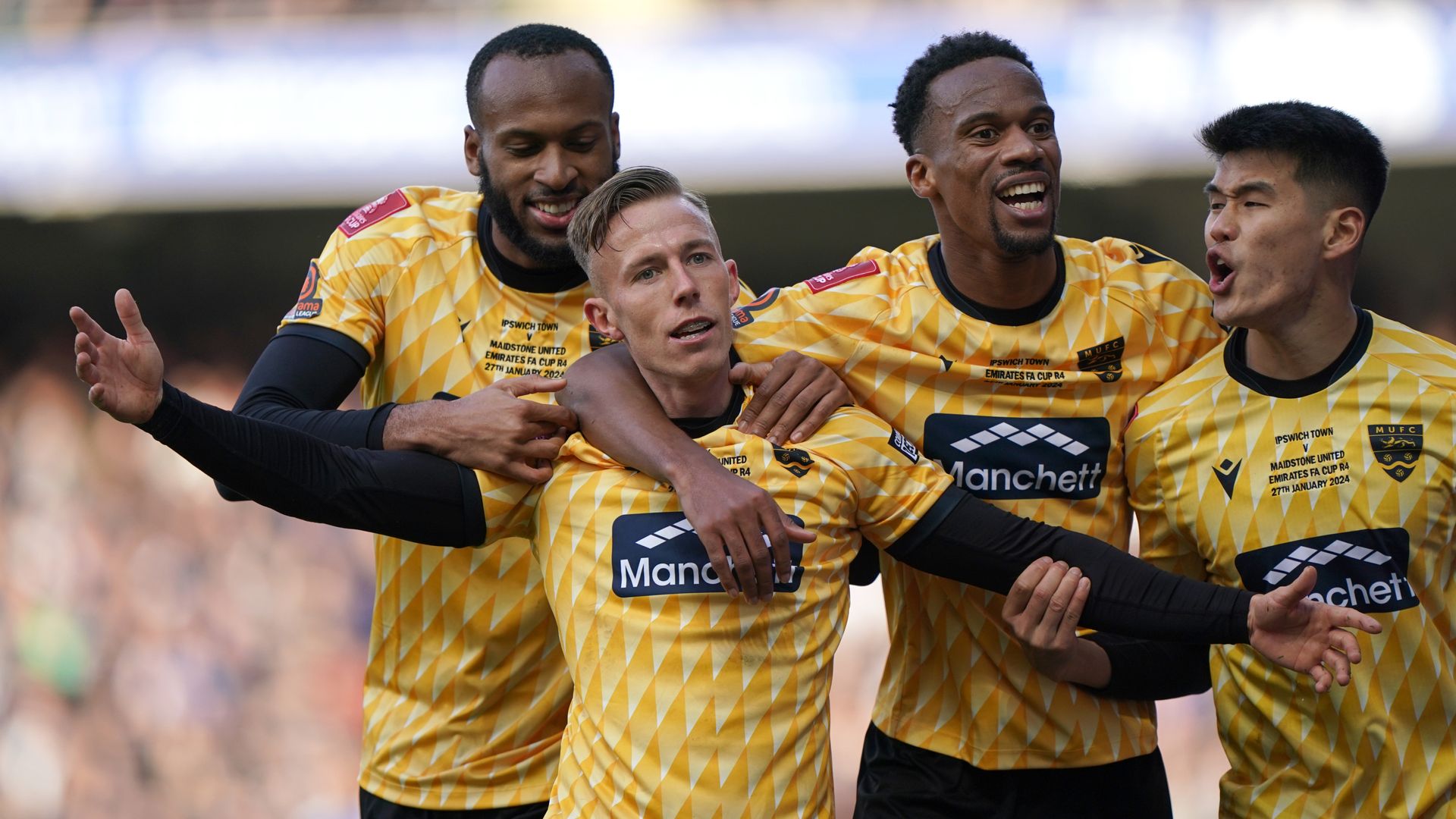 Non-League Maidstone produce huge FA Cup shock at Ipswich