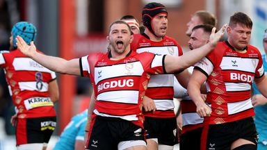 Gloucester celebrated their first Gallagher Premiership victory since October