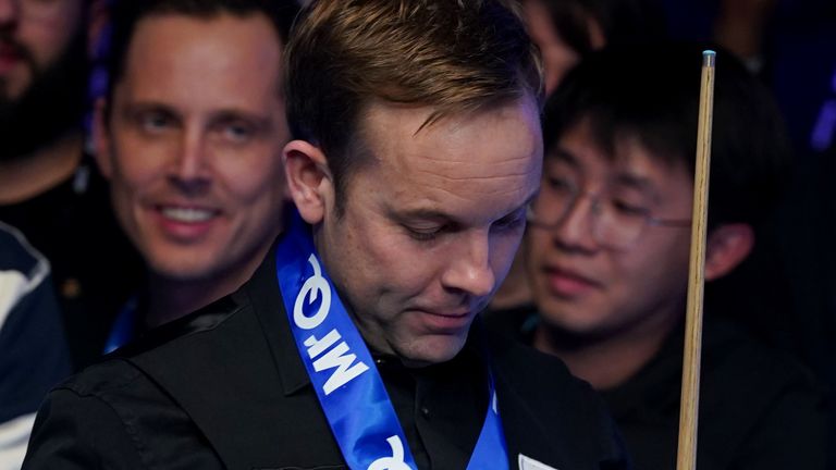 Ali Carter had to settle for a runner-up finish at Alexandra Palace