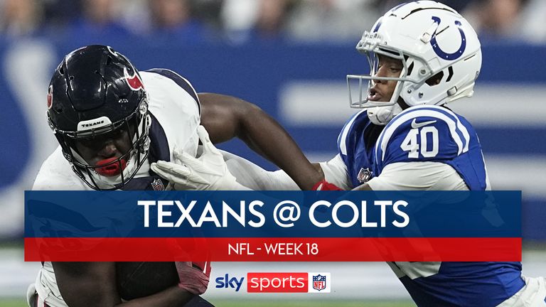Highlights of the Houston Texans' clash with the Indianapolis Colts in Week 18 of the NFL.