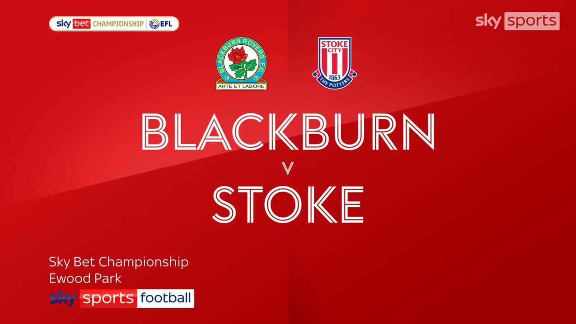 Blackburn 3-1 Stoke