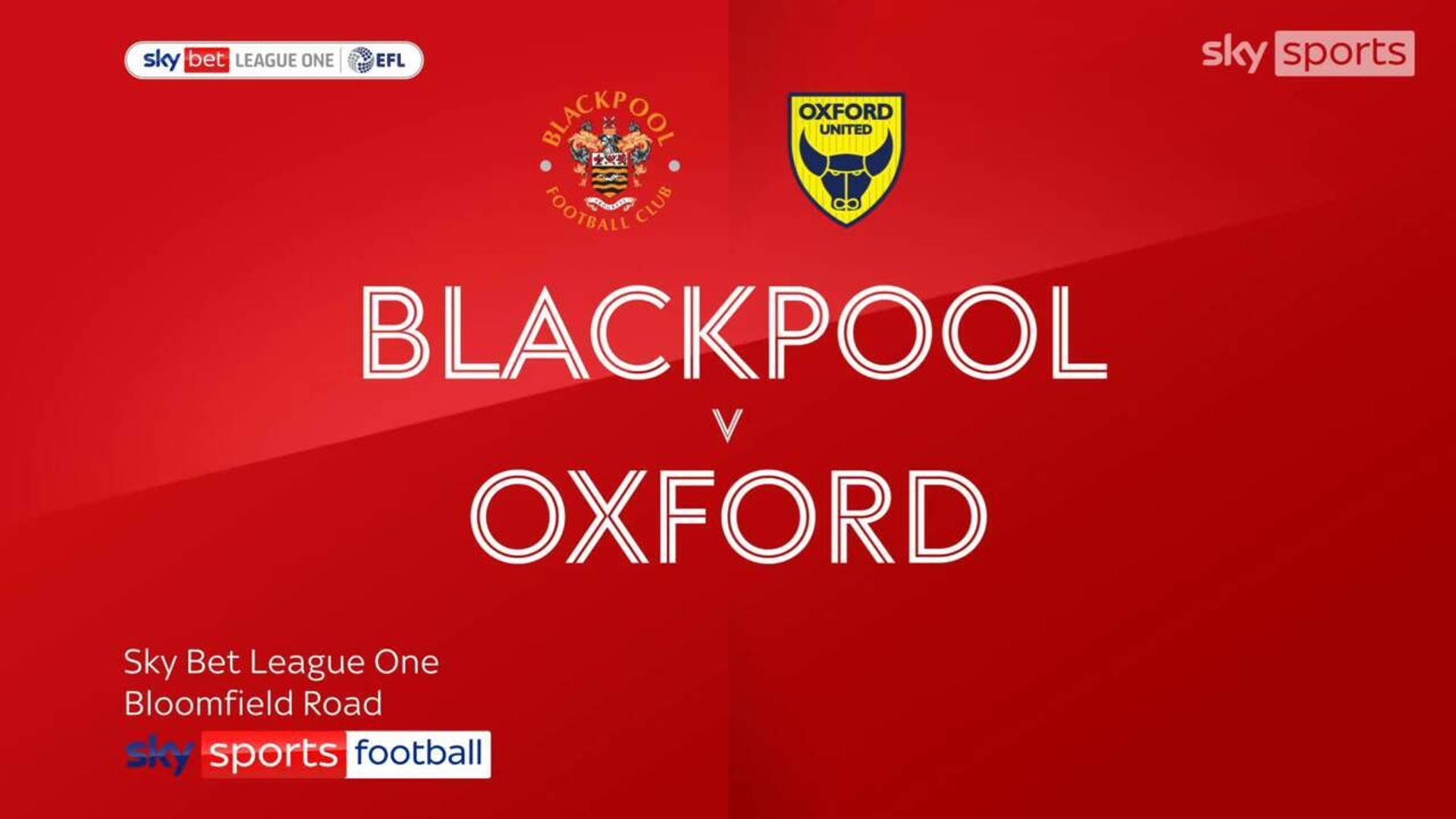Blackpool 1-1 Oxford