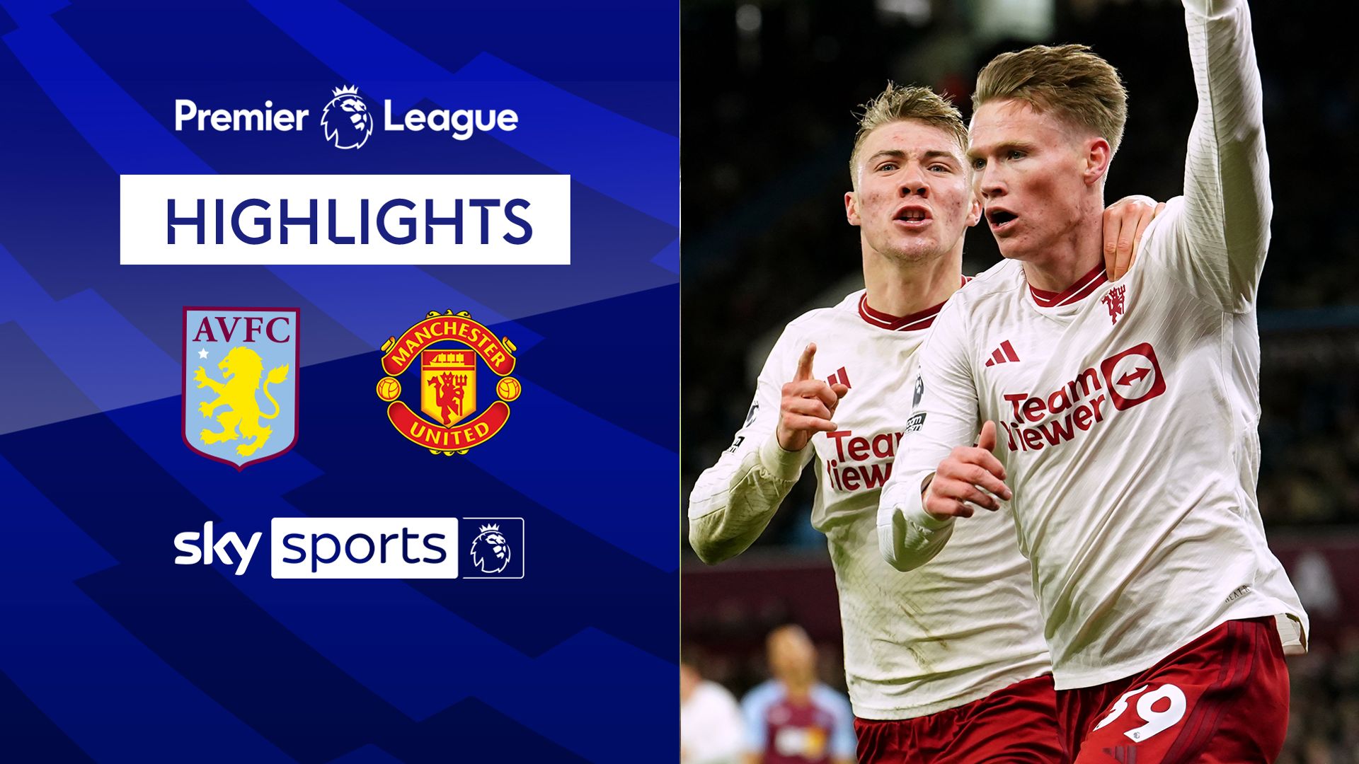 McTominay powers Man Utd to late victory at Villa