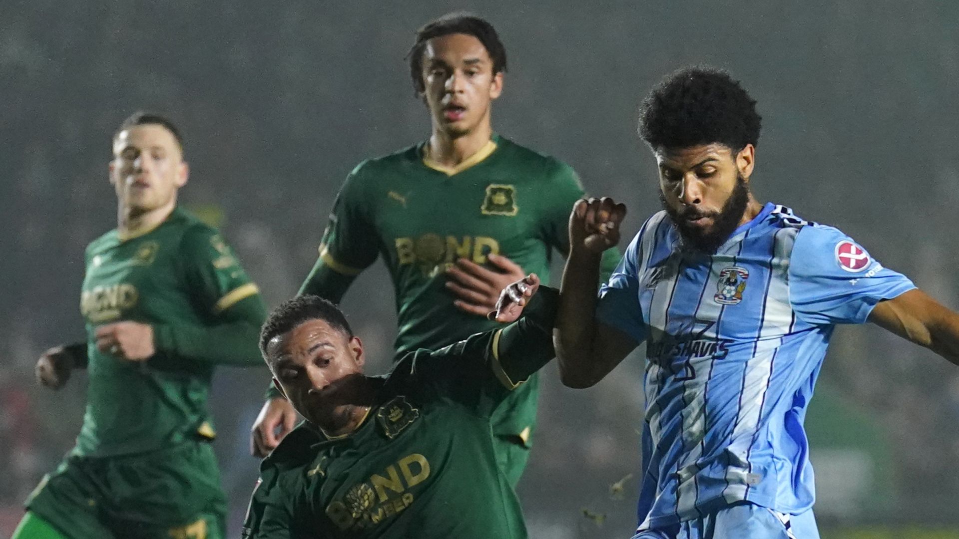 Coventry nick last-gasp point at Plymouth