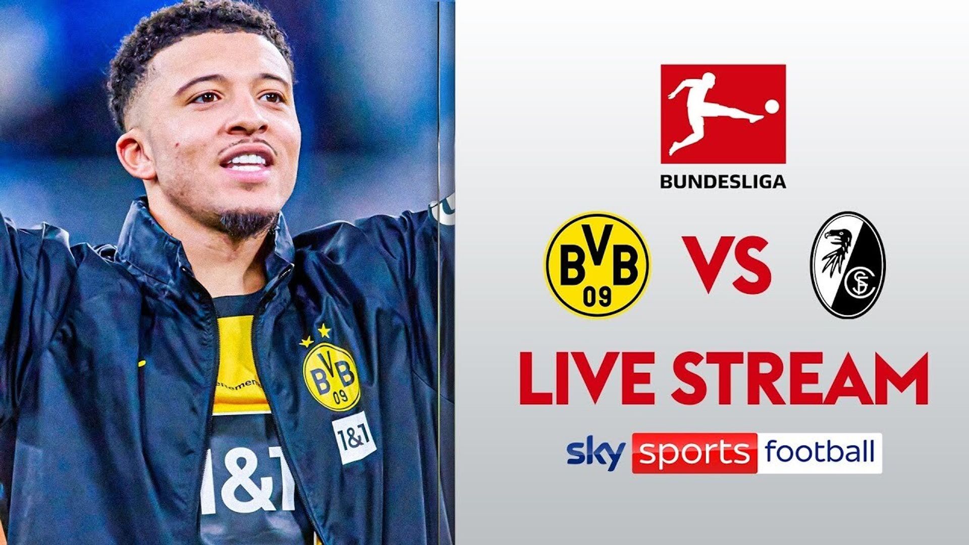 FREE STREAM: Dortmund hoping for Sancho return vs Freiburg at 7.30pm