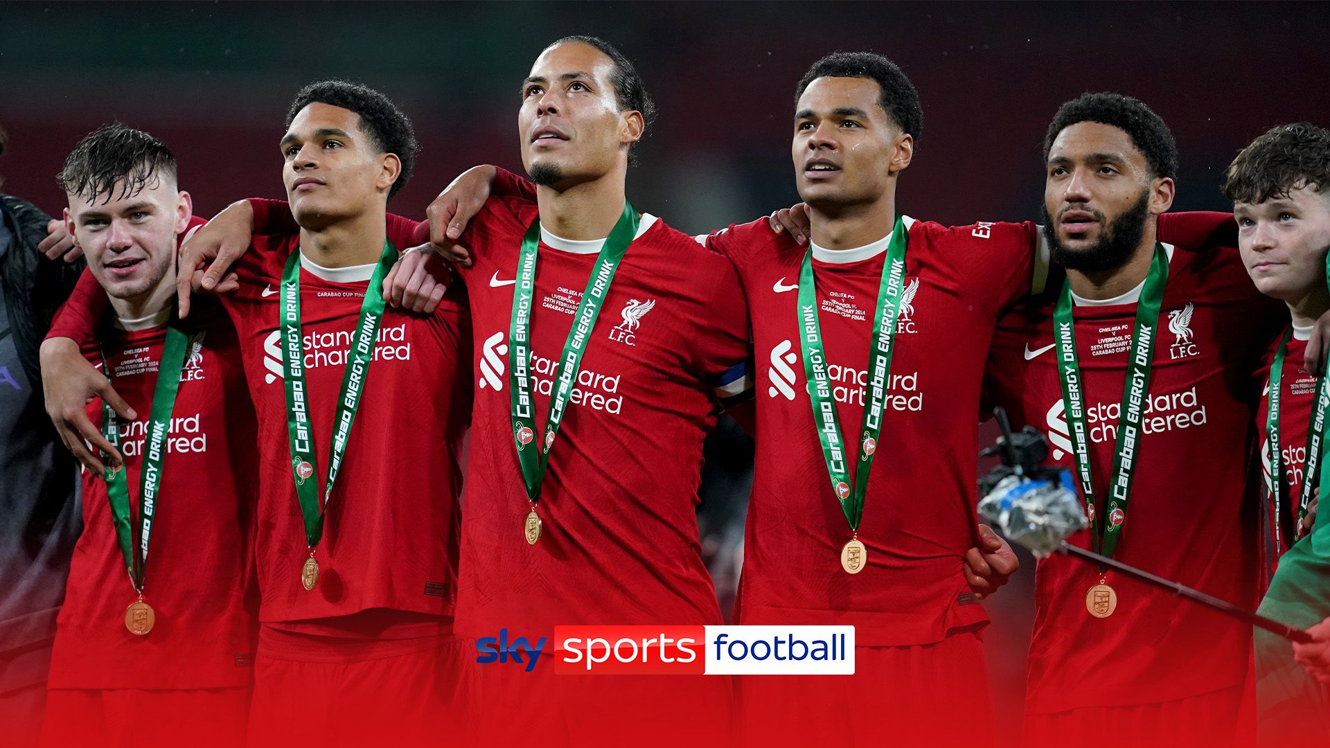 Liverpool squad join fans in emotional rendition of 'You'll Never Walk Alone'