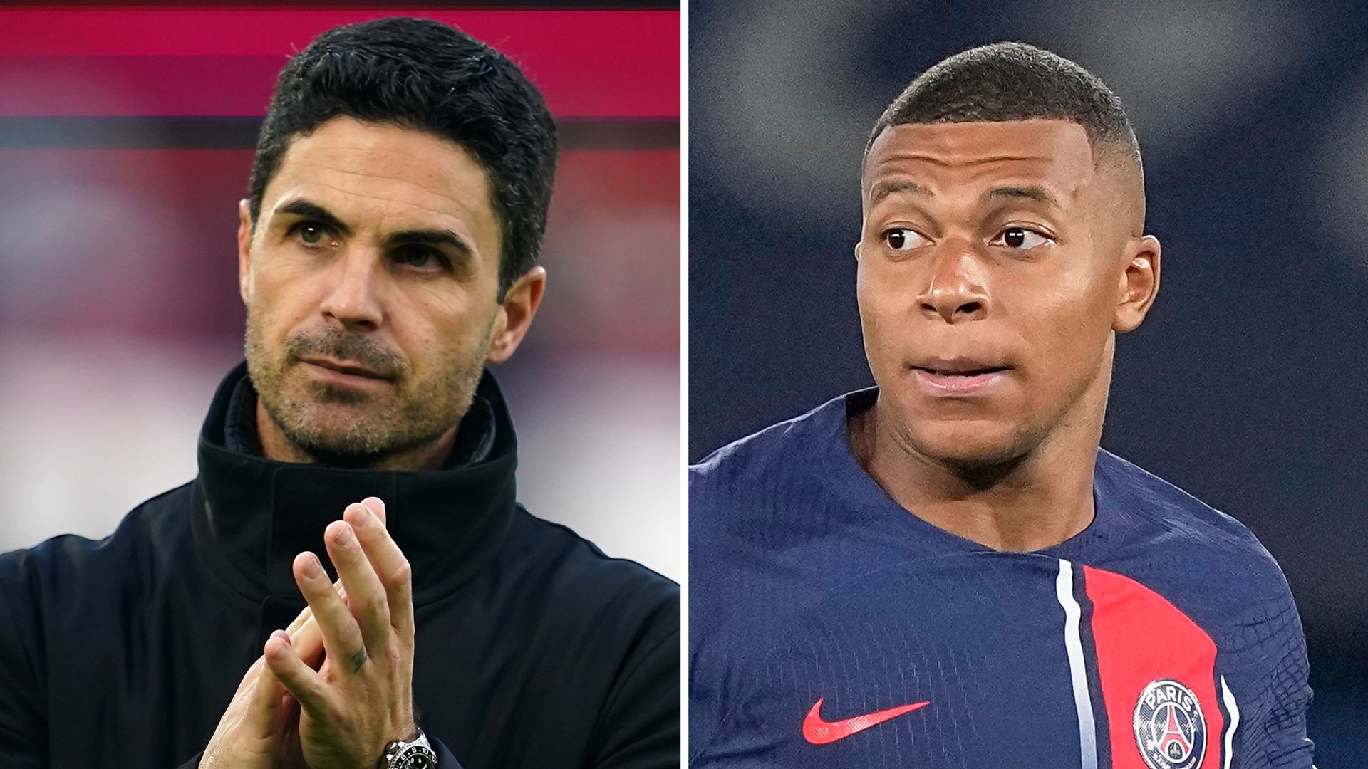 Arteta: Arsenal have to be in Mbappe conversation